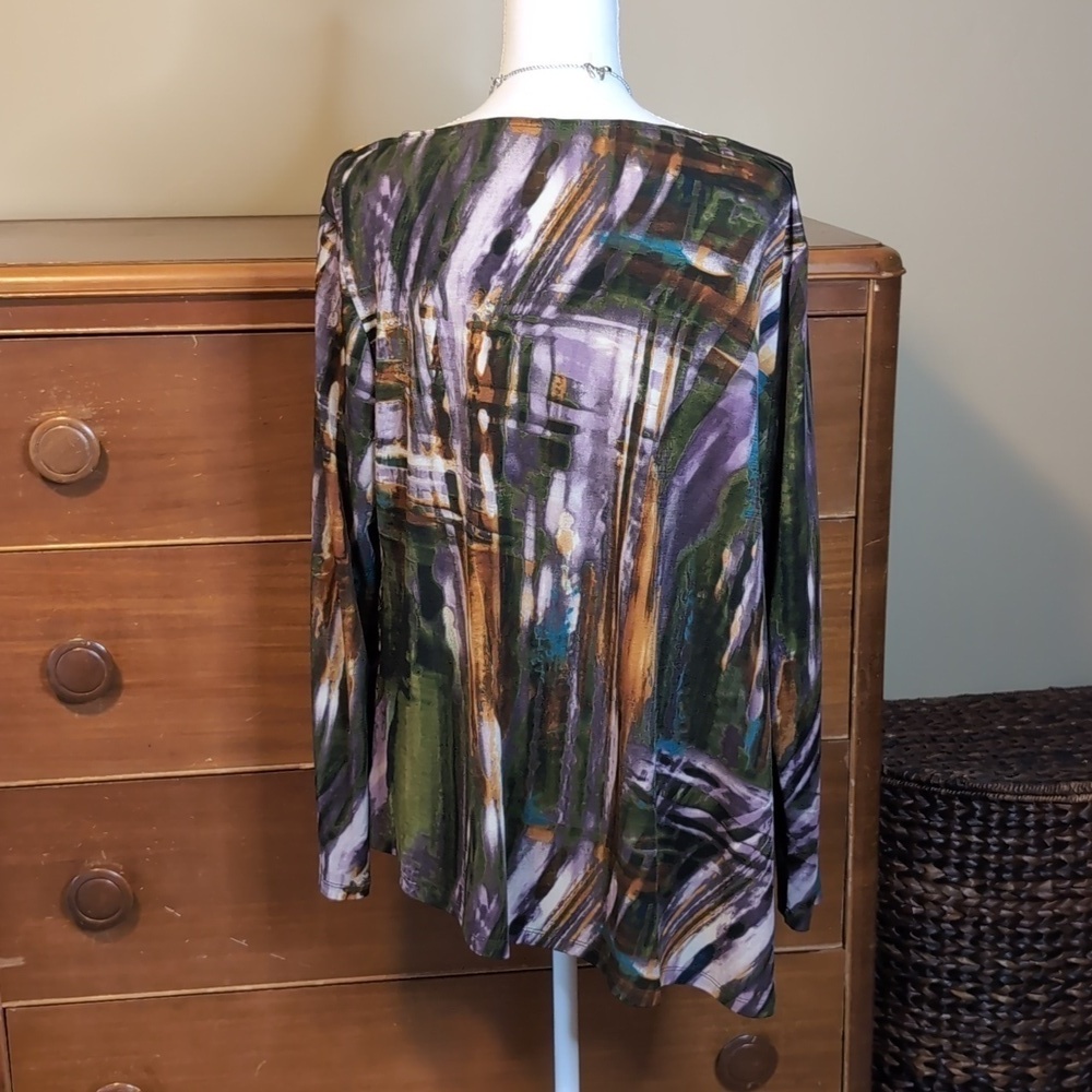 ATTITUDES Painted Tunic - Picture 6 of 13